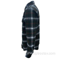 Custom Men Casual Plaid Flannel Shirts For Winter